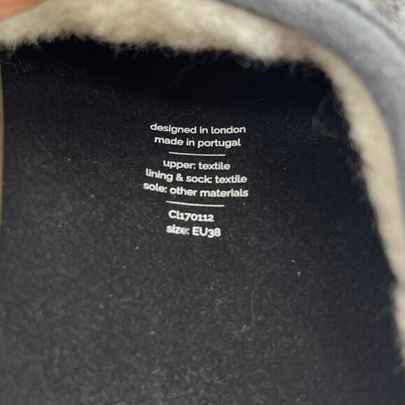 Mahabis 100% wool lined classic gray slip on slippers (EU38 - US7.5) - Picture 10 of 10